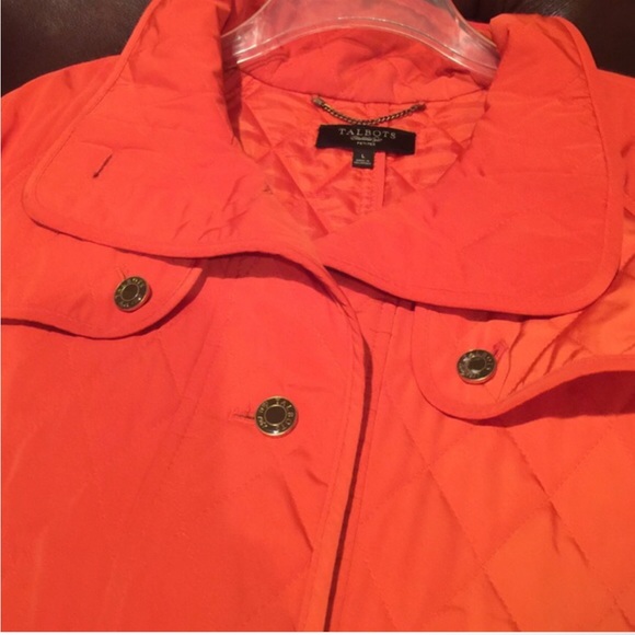 Talbots Jackets & Blazers - Orange Talbots Jacket, Size Large